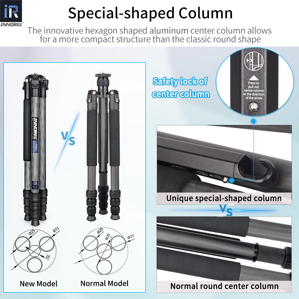 INNOREL P254C 탄소 삼각대 특수 모양의 센터 - Video Head Tripod Carbon Fiber 리뷰 및 가격