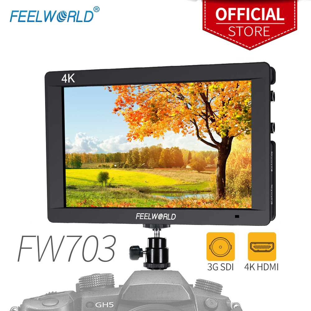 Feelworld FW703 7 인치 3G-SDI 4K - Camera Monitor 7 Inch Hdmi 4K 리뷰 및 가격