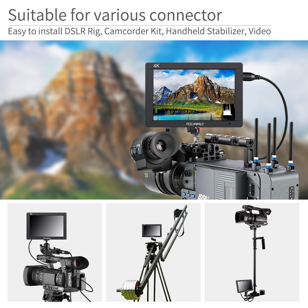 Feelworld FW703 7 인치 3G-SDI 4K - Camera Monitor 7 Inch Hdmi 4K 리뷰 및 가격