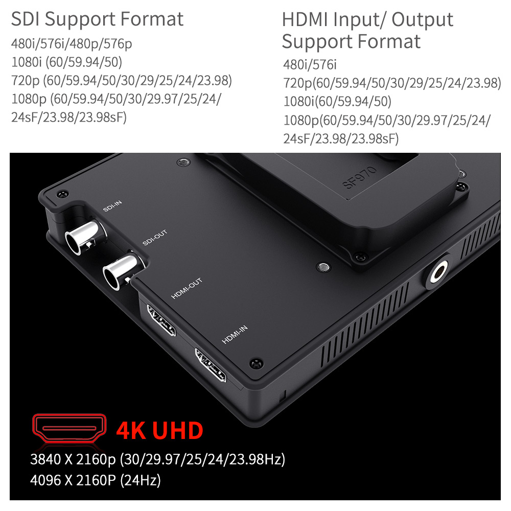 Feelworld FW703 7 인치 3G-SDI 4K - Camera Monitor 7 Inch Hdmi 4K 리뷰 및 가격