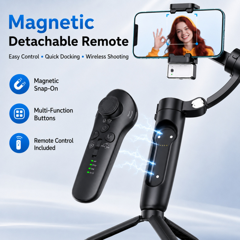 M3 3축 스마트폰 짐벌 스테빌라이저, AI 얼굴 인식 - Gimbal Stabilizer For Phone 3 Axis 리뷰 및 가격