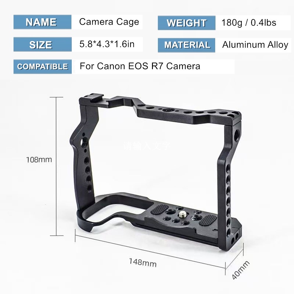 캐논 EOS R7 카메라 케이지 호환, 콜드 슈 마운팅 - Camera Cage Rig Dslr 리뷰 및 가격